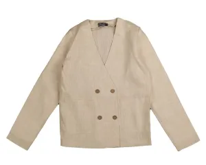 Noma Beige 2 Button Jacket